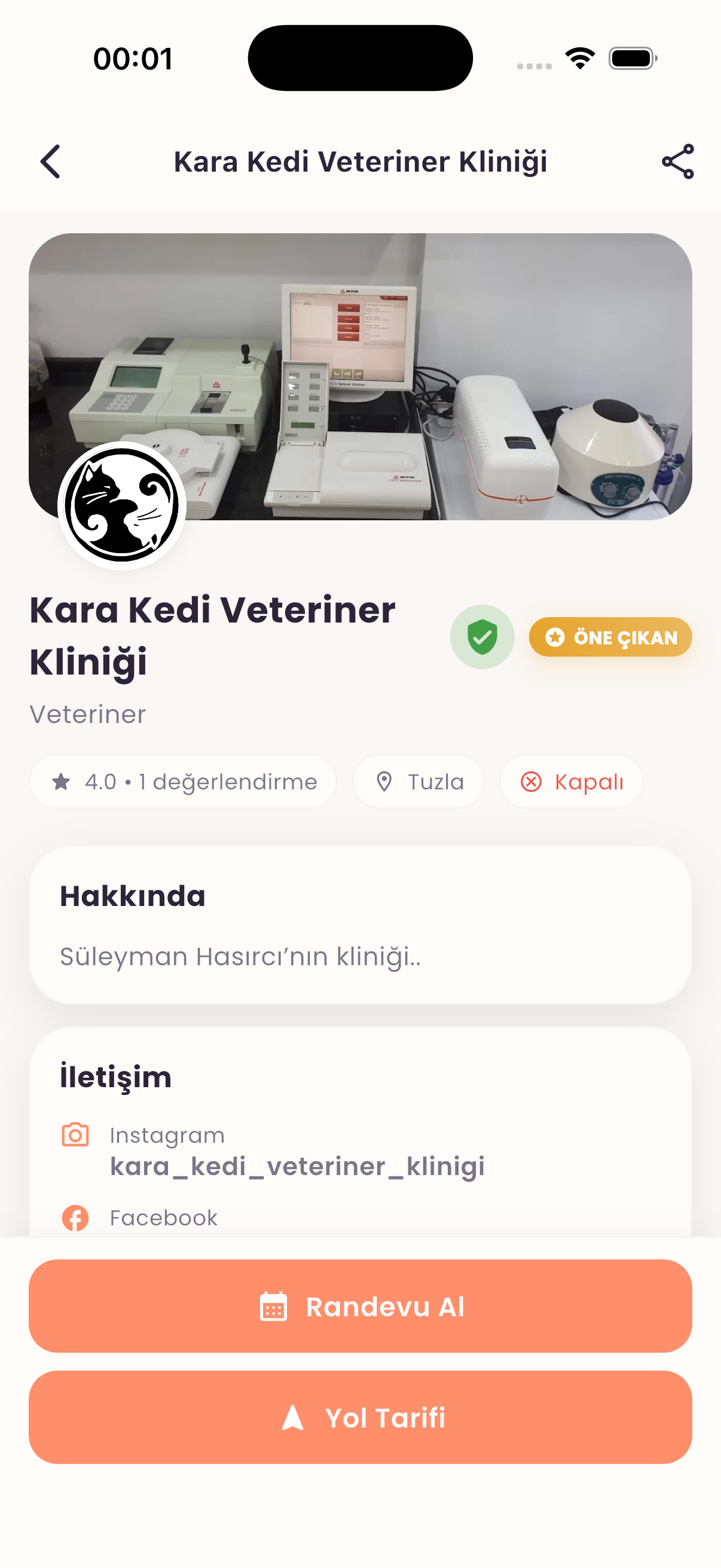Profesyonel işletme profili